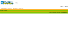 Tablet Screenshot of cupondedescuento.com
